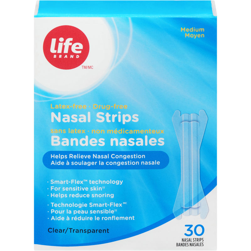 Nasal Strips Clear Medium
