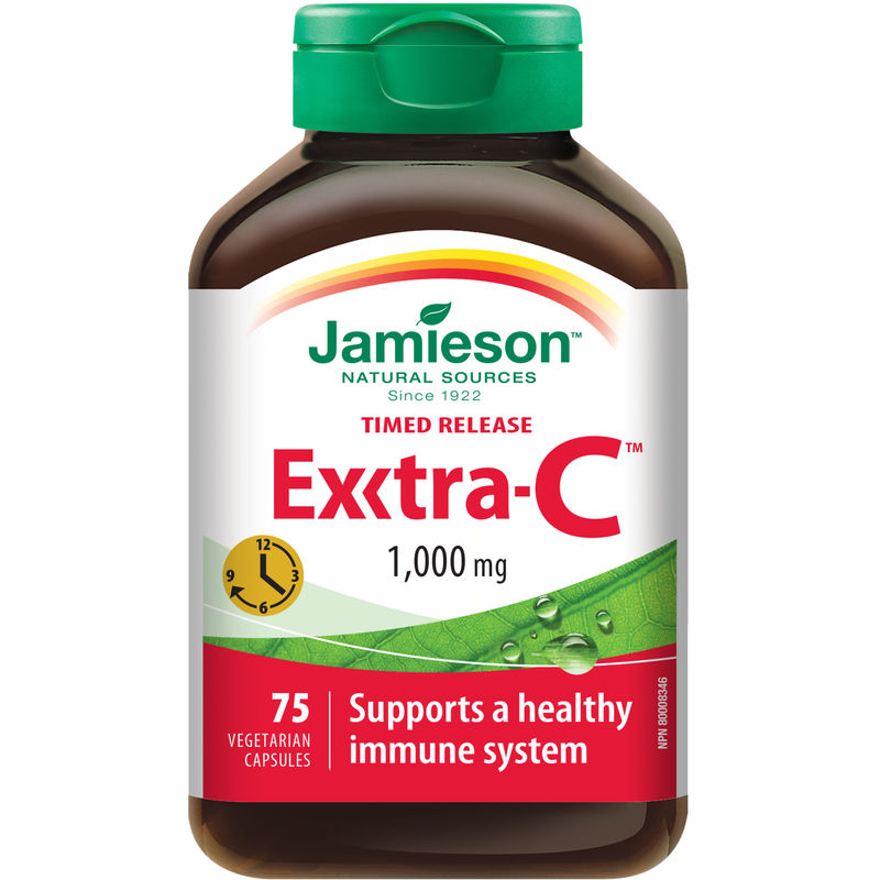 Exxtra-C Vitamin C 1,000 mgTimed Release Capsules