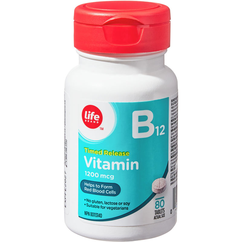 Lifebrand Vitamin B12 1200mcg