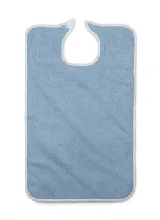 Cs/24 Feeding Bib With Velcro Closure, 21" X 33" Terry Cloth