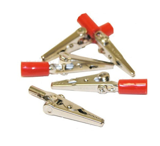 Pk/5 Adapter Alligator Clip F/Ecg Lead Wires 4Mm