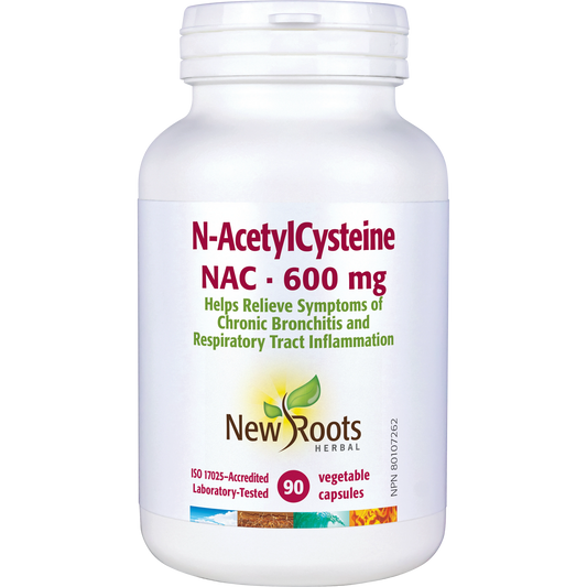 New Roots: N-AcetylCysteine NAC 600 MG