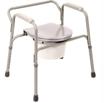 Airway Coated Steel Commode