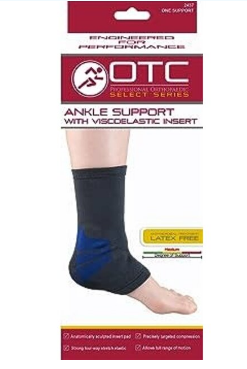 ANKLE SUPPORT WITH COMPRESSION GEL INSERT