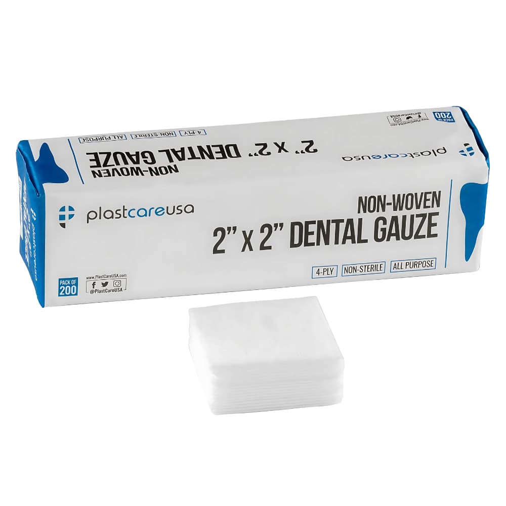 1000 4 Ply 2x2 Inch Non Woven Sponges Non Sterile Dental Gauze