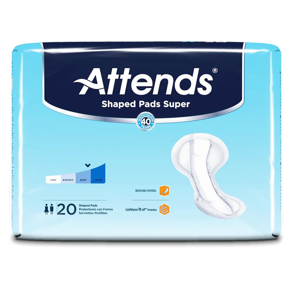 Attends Shaped Pads Super