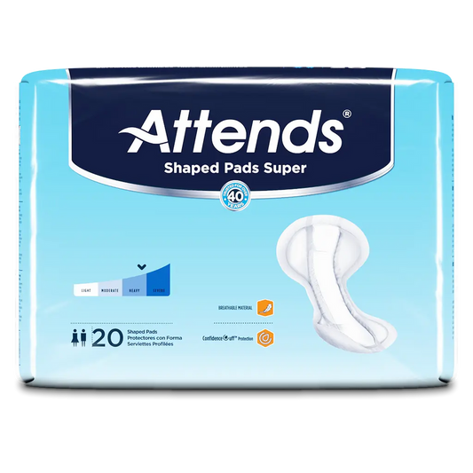 Attends Shaped Pads Super