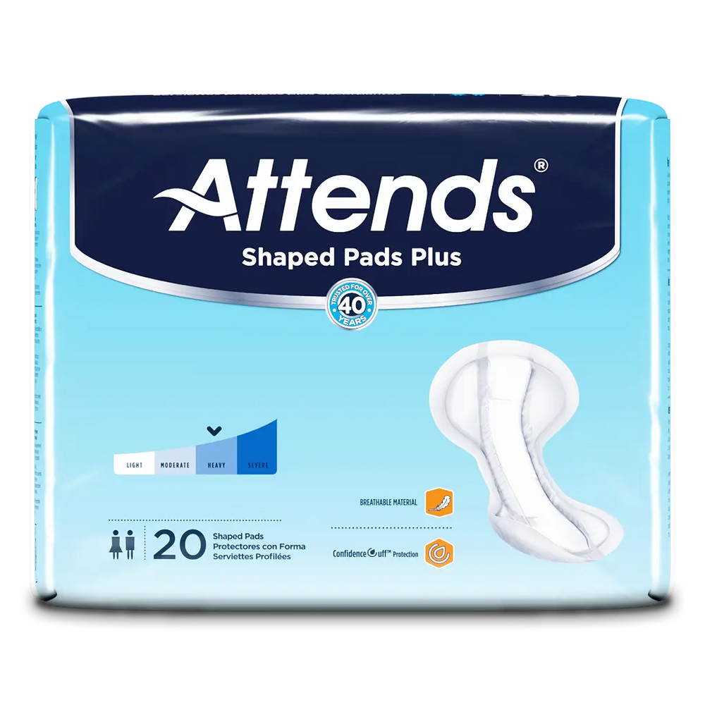 Attends Shaped Pads Super Plus