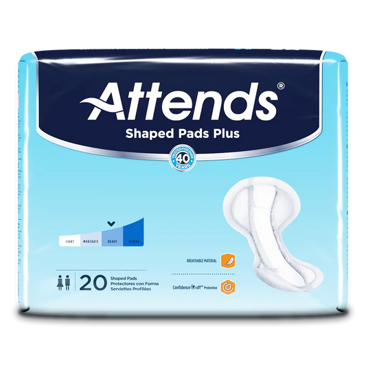 Attends Shaped Pads Super Plus