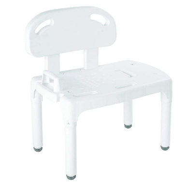 Universal Transfer Bench White 400 lbs w/Back