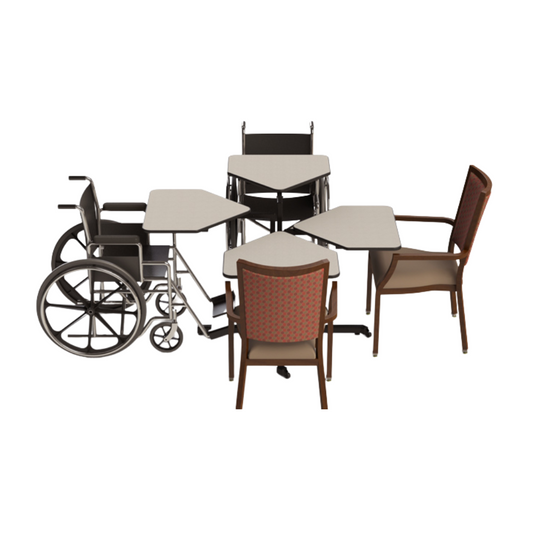 ComforTek Butterfly Wheelchair Accessible Tables