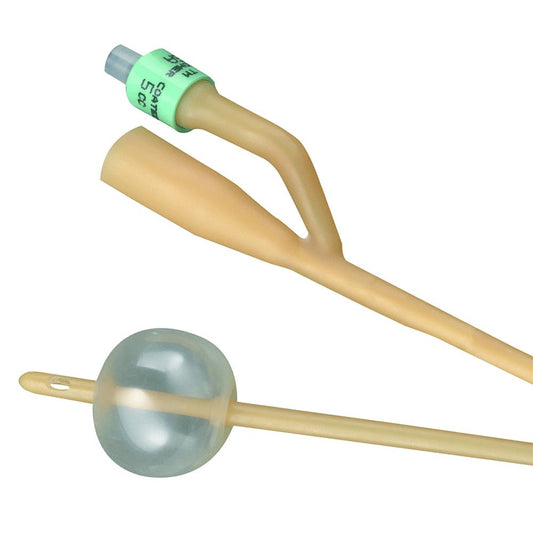Bx/10 Bardia 2- Way Silicone Coated Catheter 20Fr 10Ml Sterile Latex