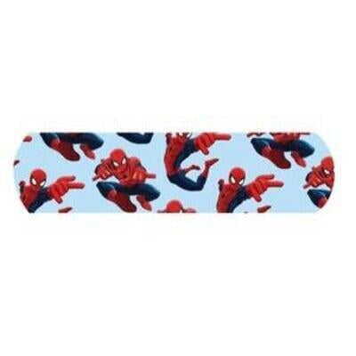 Spiderman™ Children's Character Adhesive Bandages, Strip - 3/4" x 3", Spiderman® (Box 100 pcs)