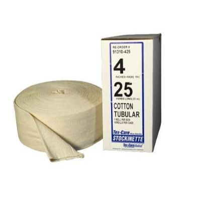 Tex-Care Medical Cotton Stockinette, 6" x 25 yds. (Roll 75 pcs)