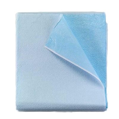 Tidi® Blue Drape/Stretcher Sheet, 40" x 72"