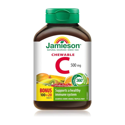Chewable Vitamin C 500 mg - Mixed 3 Flavours