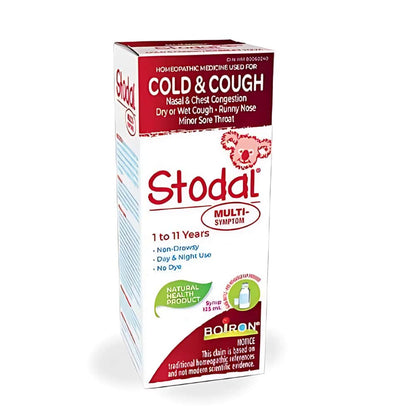 Children's Stodal Multi-Symptom for Dry Cough or Wet Cough and Cold Symptoms in Children 1 to 11 Years of Age.