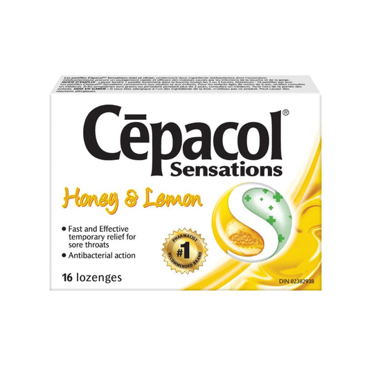 Cepacol® Sensations Honey and Lemon, Sore Throat  Lozenges, 16 ct