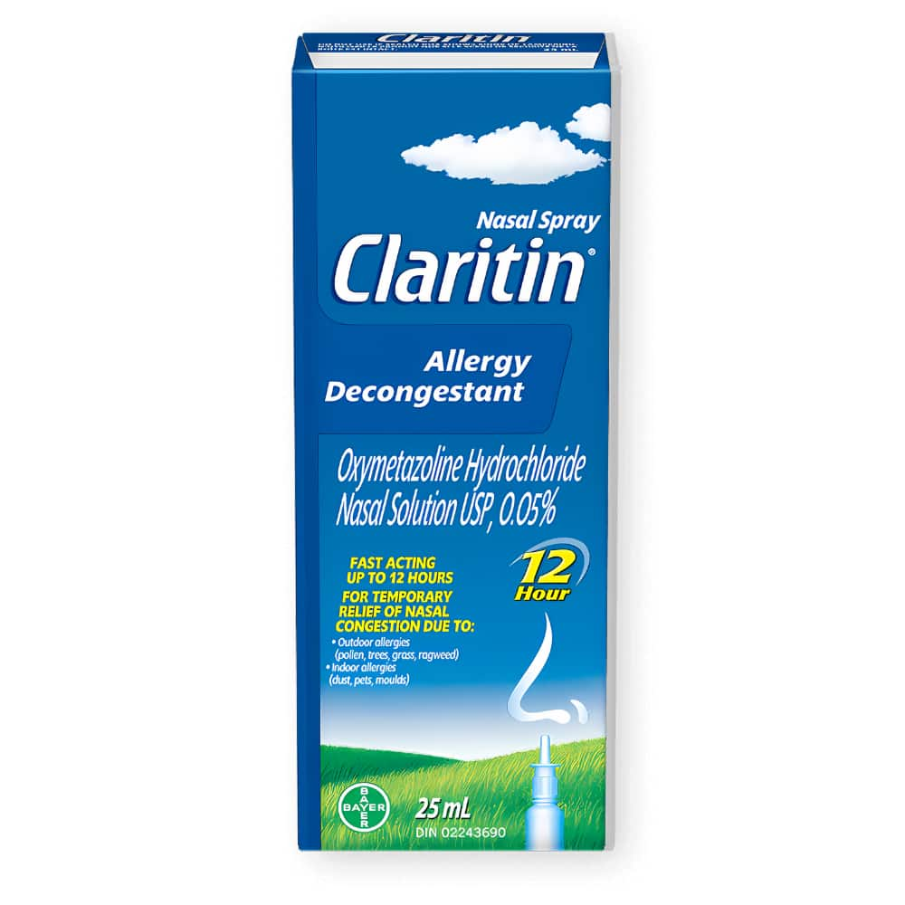 Claritin Allergy Decongestant Nasal Spray, Fast Acting Relief, 25ml