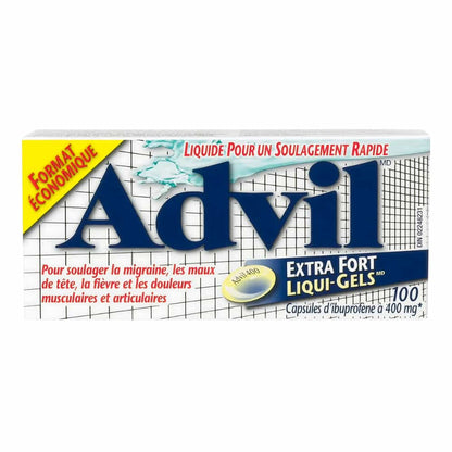 Advil Extra Strength Liqui-Gels Ibuprofen - 400mg - 100s