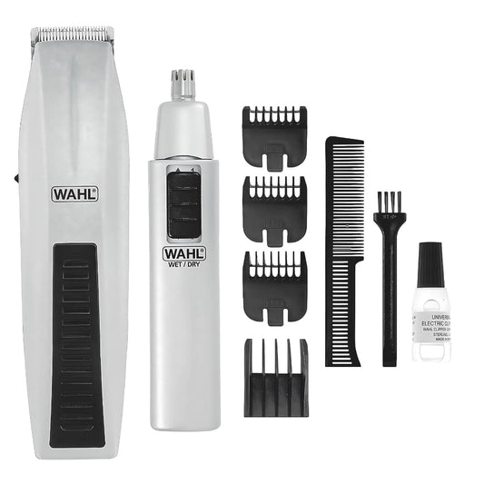Wahl Mustache &amp; Beard Battery Trimmer Kit with Bonus Nose Trimmer 1 ea