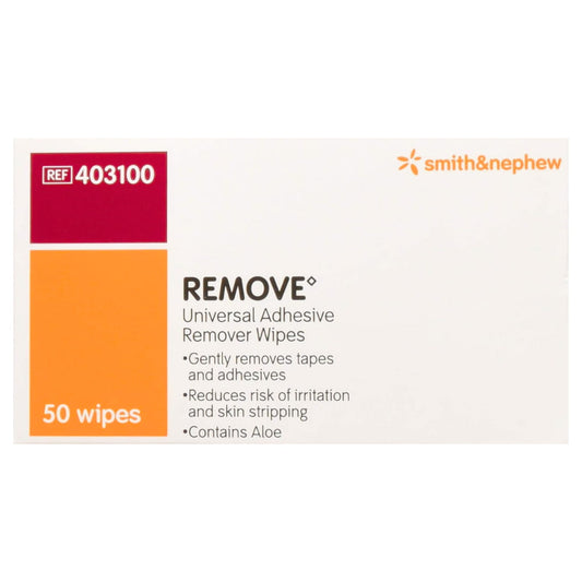 4 Pack Smith and Nephew Remove Adhesive Remover Wipes