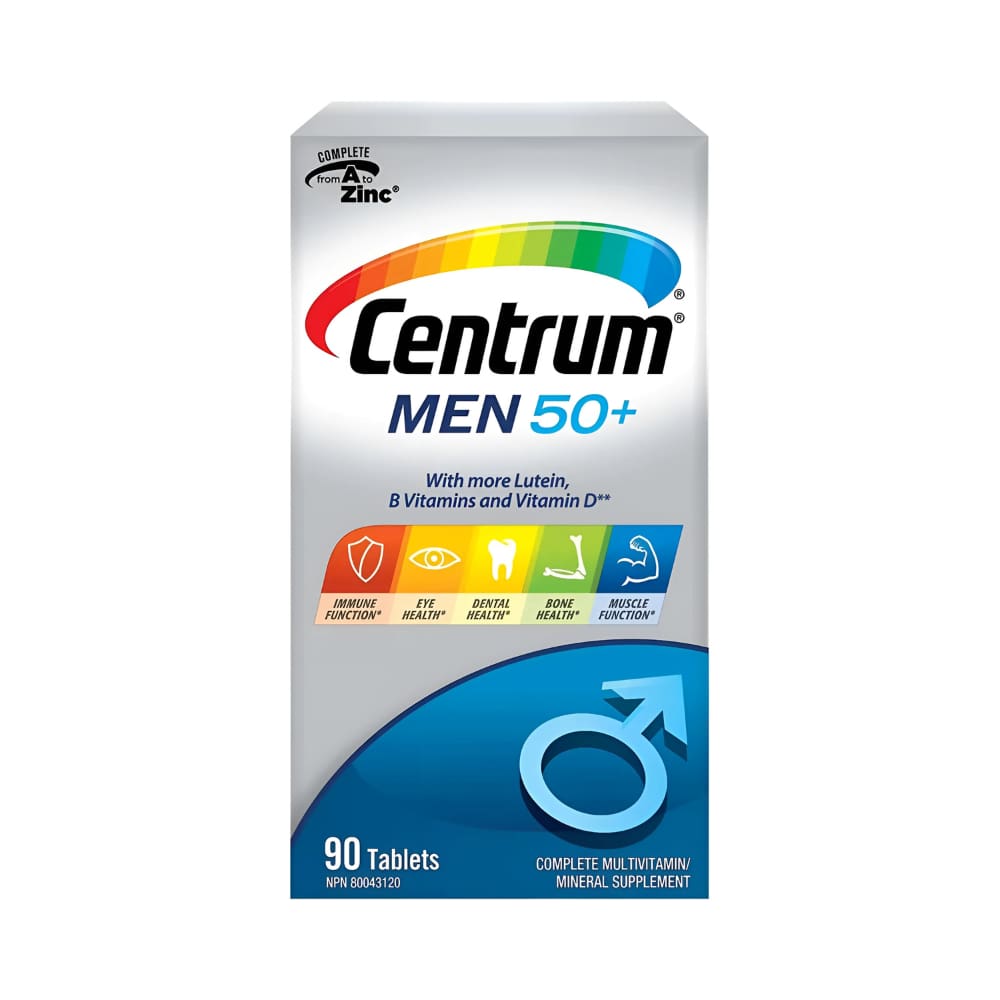 Centrum Men Multivitamin and Multimineral Supplement Tablets, 90 Count