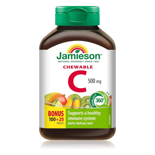 Chewable Vitamin C 500 mg Tropical Fruit Flavour