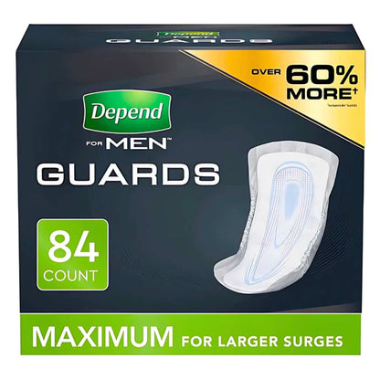 Depend Incontinence Guards//ncontinence Pads for Men/Bladder Control Pads, Maximum Absorbency