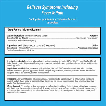 Advil Junior Strength Advil Chewables - Fruit - 40s