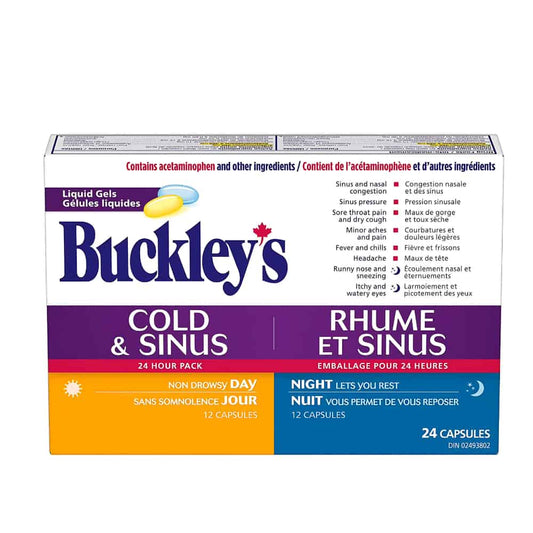 Buckley's Cold & Sinus Day/Night Relief (Box 24 caps)