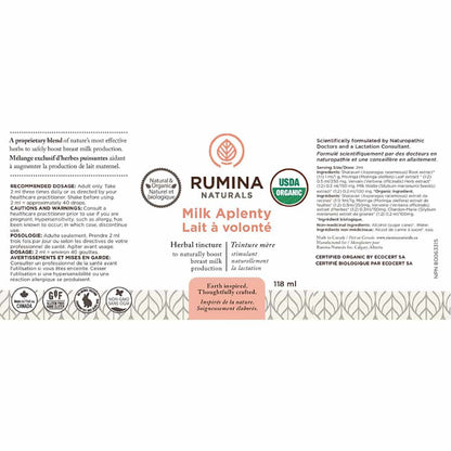 Milk Aplenty ~ lactation support