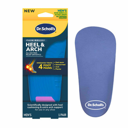 Dr. Scholl’s® Pain Relief Orthotics for Heel Pain, Men's, Sizes 8-12