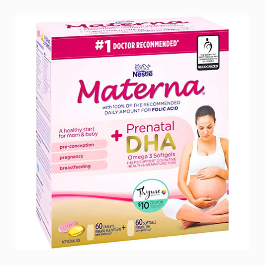 DHA Prenatal Supplement Combo-Pack  60 tablets 60 softgels