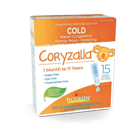 Children's Coryzalia for Cold and Cold Symptoms in Children 1 Month to 11 Years of Age