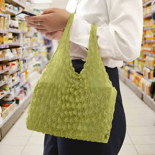 CMrtew Magic Stretch Pleated Bag