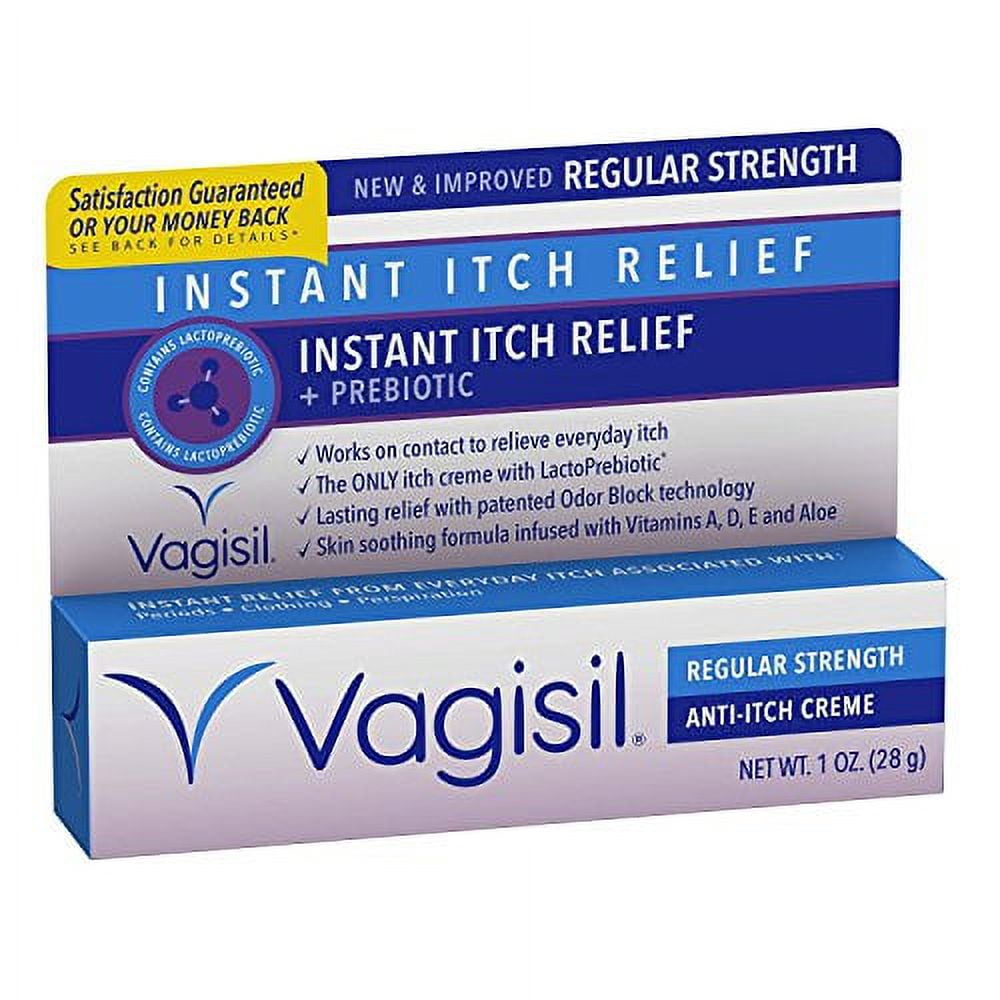 2 Pack - Vagisil Anti-Itch Creme Original Strength 1 oz Each