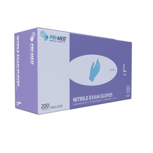 PRIMED® Sense Nitrile Exam Gloves, L (Box 200 pcs)