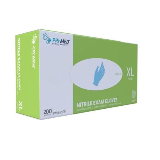 PRIMED® Sense Nitrile Exam Gloves, XL (Box 200 pcs)