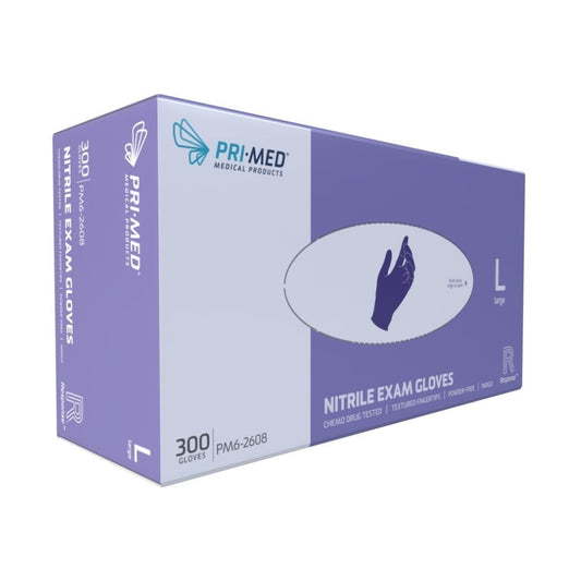 PRIMED® Response Nitrile Exam Gloves, Large (Box 300 pcs)