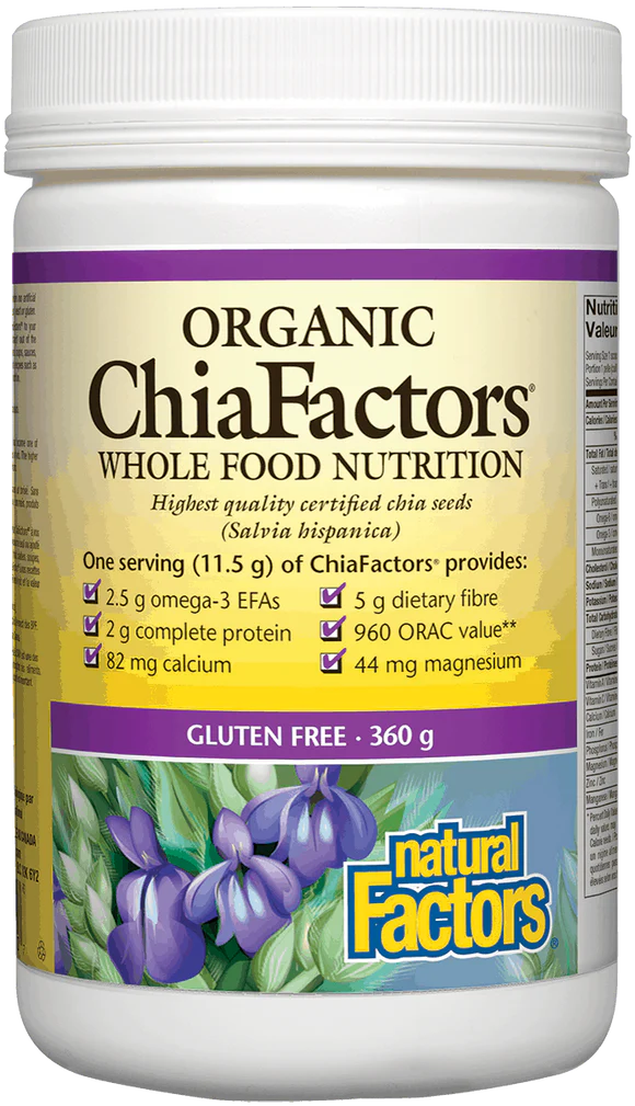 Natural Factors: Organic ChiaFactors
