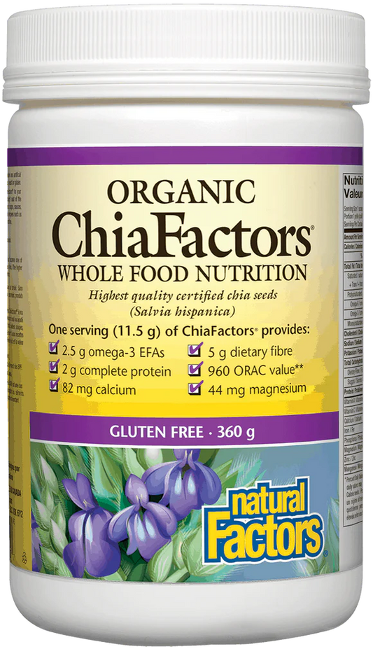 Natural Factors: Organic ChiaFactors
