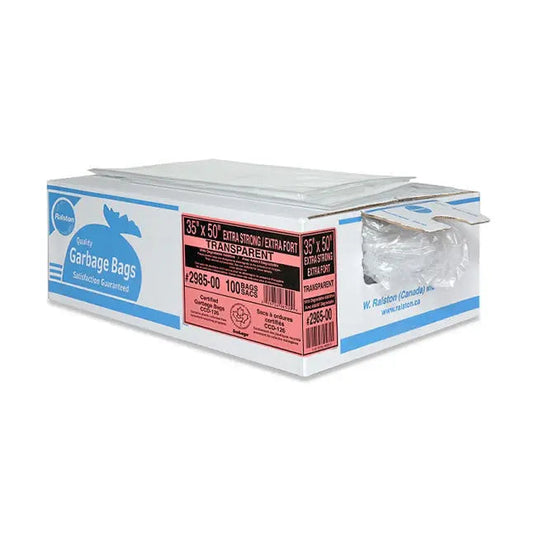 Cs/125  Industrial Garbage Bags 2900 Serie Ecologo Certified,Extra Strong ( Red)