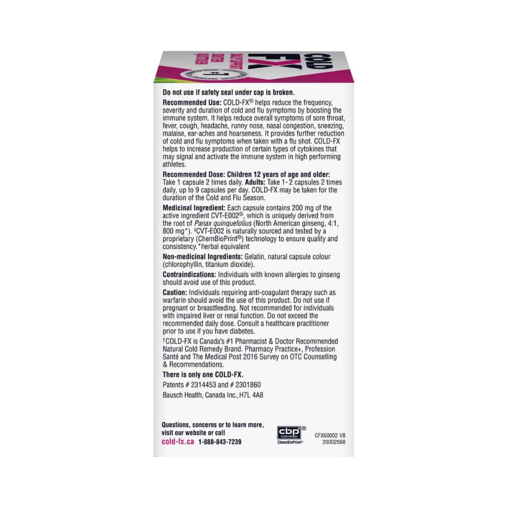 Cold-FX Daily Support Capsules - 200mg - 150s