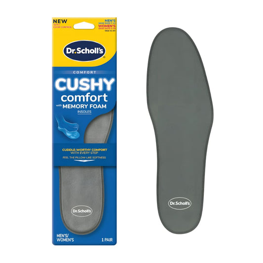 Cushy Comfort with Memory Foam Insoles, Unisex