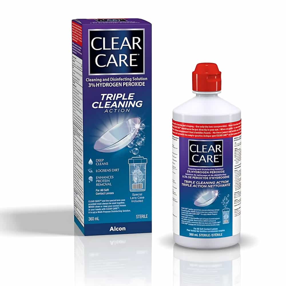 Clear Care Cleaning and Disinfecting Solution - 360 ml