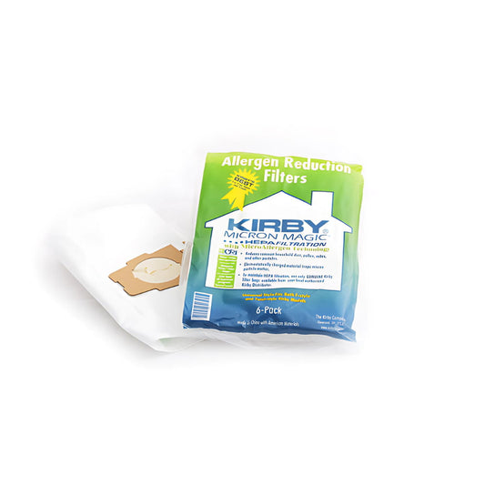 Compatible with Kirby Vacuum Cleaner Bags Micron Magic 9 pack 197394 fits G3 - G7 + Belt