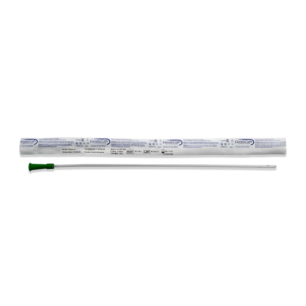 Convatec GentleCath Intermittent Catheter Male Straight 8FR 16 inch Box of 100