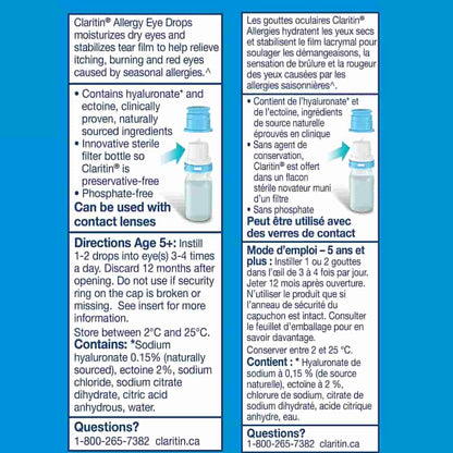 Claritin Allergy Eye Drops - 10ml