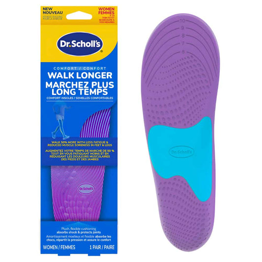 Dr. Scholl’s® Athletic Series Fitness Walking Insoles, Women's, Sizes 6-11